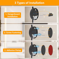 Dehobo LED fali lámpa távirányítóval, 60 cm, dimmer, 3 színhőmérséklet, vezeték nélküli 6