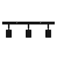 Spot LED pentru tavan Dehobo cu 3 socluri GU10, plafonieră rotativă, negru 4