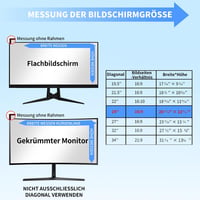 DEJIMAX 24 Inch Monitor Adatvédelmi Fólia Kékfény Szűrővel 4