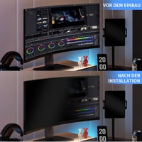 DEJIMAX 24 Inch Monitor Adatvédelmi Fólia Kékfény Szűrővel 2