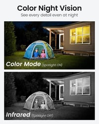 DEKCO 2K WiFi Biztonsági Kamera Kültéri, 350° Forgatható, Éjszakai Látás, Automatikus Követés - 1 piece (pack of 1) 3