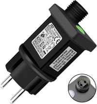 Dekofun 31V 6W EU Tündérfény Adapter Időzítővel, 8 Üzemmód, IP44 Vízálló 1