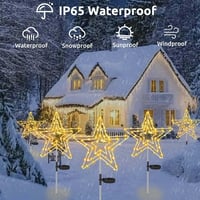Dekofun Napelemes Kerti Lámpa 75 LED 8 Mód Csillag Dekoráció Balkon Terasz 6