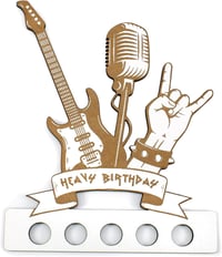 Dekolando Fém Szikla Pénzajándék Születésnapi Rock Rajongóknak - Heavy Birthday 2