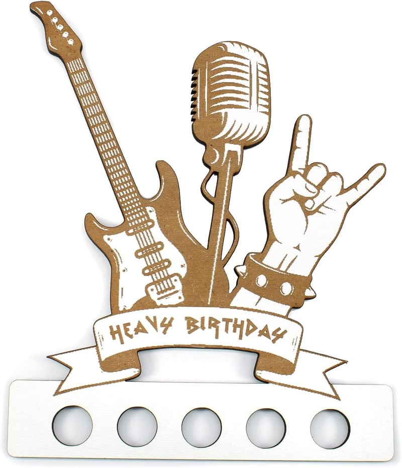 Dekolando Fém Szikla Pénzajándék Születésnapi Rock Rajongóknak - Heavy Birthday