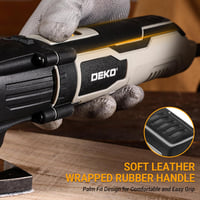 DEKOPRO 300W Multifunkciós Oszcilláló Gép 22000 RPM 6 Fokozat Fához Fémhez 5