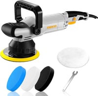 DEKOPRO 800W excentrikus polírozógép 150 mm tányér, 6 fokozat, 9 mm orbit 1
