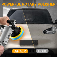 DEKOPRO 800W excentrikus polírozógép 150 mm tányér, 6 fokozat, 9 mm orbit 9