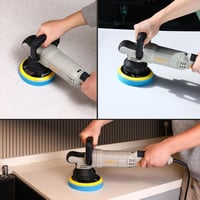 DEKOPRO 800W excentrikus polírozógép 150 mm tányér, 6 fokozat, 9 mm orbit 8