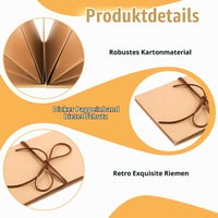 Dekorinex Harmonikový scrapbook fotoalbum 28x21 cm DIY ručne vyrábaná pamätná kniha na fotografie 3