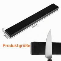 Suport Magnetic pentru Cuțite Dekorinex, Oțel Inoxidabil, 30 cm, Negru, Bloc pentru Cuțite de Bucătărie, Suport de Perete 2
