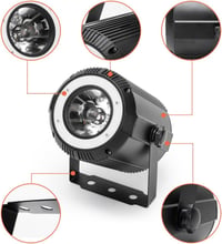 DELIBANG 4x40W RGBW LED Pinspot + 24 SMD RGB Par DMX DJ Fényszóró Szett 4