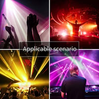 DELIBANG 4x40W RGBW LED Pinspot + 24 SMD RGB Par DMX DJ Fényszóró Szett 6
