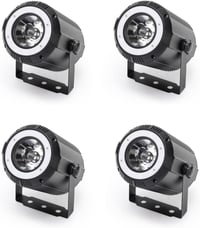 DELIBANG 4x40W RGBW LED Pinspot + 24 SMD RGB Par DMX DJ Fényszóró Szett 1