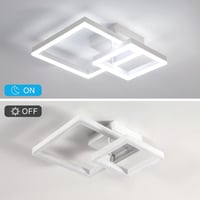 DELIPOP 36 W LED mennyezeti lámpa négyzet fehér 4050 lm 6500 K hideg fehér modern hálószoba nappali erkély 7