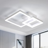 DELIPOP 36 W LED mennyezeti lámpa négyzet fehér 4050 lm 6500 K hideg fehér modern hálószoba nappali erkély 1