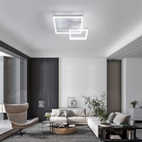 DELIPOP 36 W LED mennyezeti lámpa négyzet fehér 4050 lm 6500 K hideg fehér modern hálószoba nappali erkély 6