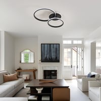 DELIPOP LED stropna svjetiljka 42W 4725LM crna 3000K toplo bijelo svjetlo za dnevni boravak 2