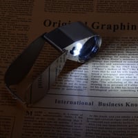 Delixike ékszerlupe 40x nagyítás, fém, LED és UV fénnyel 5