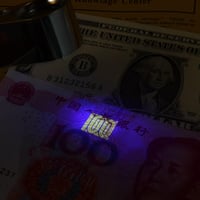 Delixike ékszerlupe 40x nagyítás, fém, LED és UV fénnyel 6