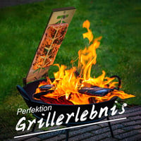 Delixike lángolt lazac tartó rozsdamentes acél grillkiegészítő - 18 cm széles, max. 8 mm falvastagság 7
