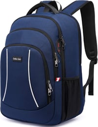 Della Gao 17.3" Laptop Hátizsák Vízálló Utazási Munka Hátizsák Férfi Női Kék 1