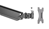 Suport de birou pentru monitor plat de 32 inchi Deltaco ARM-0350 cu clemă și șurub, negru 5