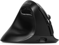 DELUX M618MINI bal kezes ergonomikus vezeték nélküli egér, függőleges, csendes, 4000 DPI 1