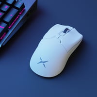 DeLUX M800Ultra Vezeték Nélküli Gaming Egér, 55g Könnyű, 26000 DPI PAW3395 Szenzor, 1000Hz, 120 Óra Akkumulátor, Tri-Mode, Fehér 9