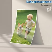 Lesklý fotopapier DenFatory A4 200g/m² 50 listov pre atramentové tlačiarne, vodoodolný, rýchloschnúci vysokolesklý fotopapier 5