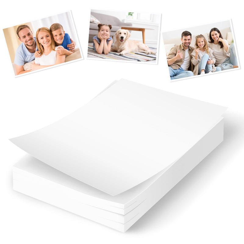 Lesklý fotopapier DenFatory A4 200g/m² 50 listov pre atramentové tlačiarne, vodoodolný, rýchloschnúci vysokolesklý fotopapier