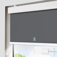 DENFOON Napelemes Elektromos Roletta Távirányítóval Sötétítő Függöny Akkumulátoros Motor 1