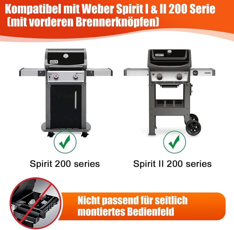 Denmay 47 cm rozsdamentes melegítő rács Weber Spirit E210 E220 S210 S220 grillhez