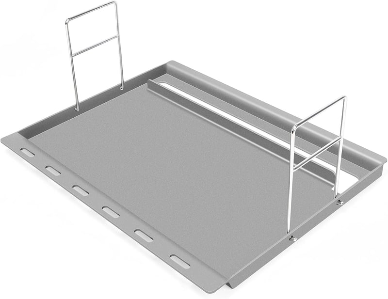 Denmay 58,6 x 44 cm Plancha Grillező Lap Weber Spirit 300 Sorozathoz - Univerzális Vaslemez E310 E320 E330 S310 S320 S330 Modellekhez