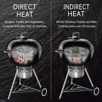 Denmay 7403 Begyújtó Kosár Weber 57 cm-es Grillhez - 2 db-os Szett One Touch és Master Touch Modellekhez, Füstölő Funkcióval 6