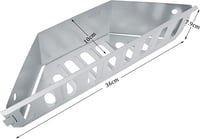 Denmay 7403 Begyújtó Kosár Weber 57 cm-es Grillhez - 2 db-os Szett One Touch és Master Touch Modellekhez, Füstölő Funkcióval 2