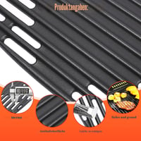 Denmay öntöttvas főzőrács Enders Urban / Explorer gázgrillhez - 32x48 cm - 2 db 8
