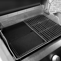 Denmay Öntöttvas Grillező Lap 44x30cm Weber Spirit E/S 310 320 330 Genesis Silver SmokeFire EX4 EX6 Kompatibilis 6