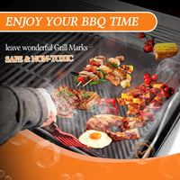 Denmay Öntöttvas Grillező Lap 44x30cm Weber Spirit E/S 310 320 330 Genesis Silver SmokeFire EX4 EX6 Kompatibilis 3