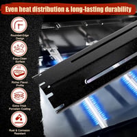 Denmay univerzális gázgrill égőfedő - 29,8-53,3 cm - 4 db 4