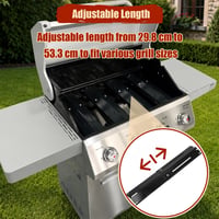 Denmay univerzális gázgrill égőfedő - 29,8-53,3 cm - 4 db 5
