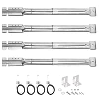 Denmay Univerzalni Set Plamenika za Plinski Roštilj - 31-42 cm Nehrđajući Čelik Zamjenski Dio za Landmann, Tepro, Charbroil Roštilje - 4 kom 2