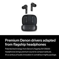 Bezdrôtové slúchadlá Denon AH-C840NCW True Wireless s aktívnym potlačením hluku, vodoodolné, krištáľovo čistá kvalita hovorov – čierne 5