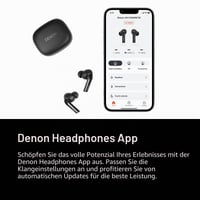 Bezdrôtové slúchadlá Denon AH-C840NCW True Wireless s aktívnym potlačením hluku, vodoodolné, krištáľovo čistá kvalita hovorov – čierne 10