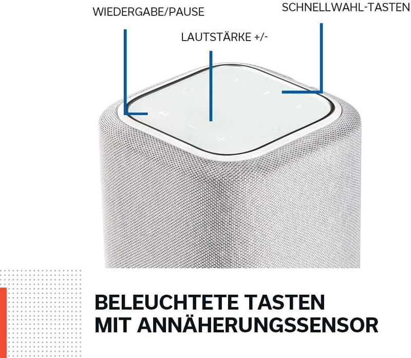 Denon Home 150 WiFi Multiroom HiFi Hangszóró HEOS Alexa Fehér - White, With Alexa