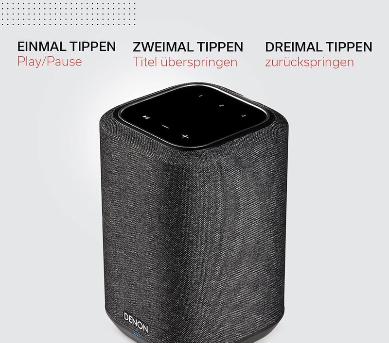 Denon Home 150 WiFi Multiroom HiFi Hangszóró HEOS Alexa Fehér - White, With Alexa