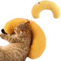 DENTRUN fehér plüss párnás játék kutyáknak és macskáknak catnip-pel 1