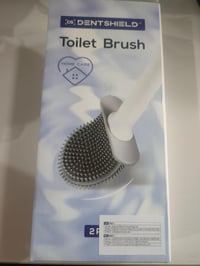 DENTSHIELD 2 db Szilikon WC Kefe Szivárgásmentes Tartóval, Gyorsan Száradó Fürdőszobai Toalett Tisztító Készlet, Könnyű Többszínű 2