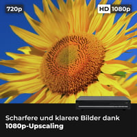 DVD player Denver DVH-7787 pentru televizor – HDMI, USB, 1080p, redare fără restricții de regiune, negru 6