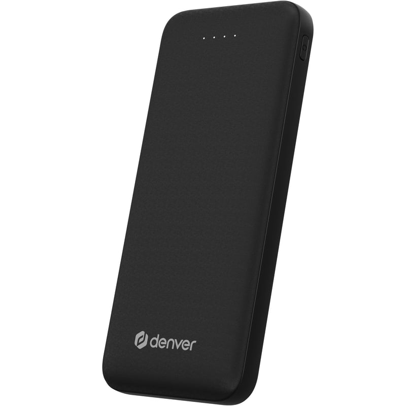Baterie externă Denver PBS-10010B 10000 mAh neagră - încărcător portabil